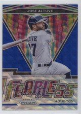 2021 Panini Prizm Fearless Blue Wave Prizm 46/60 Jose Altuve #FR-9 o7m