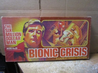 SIX MILLION DOLLAR MAN BIONIC CRISIS GAME. FREE SHIPPING.
