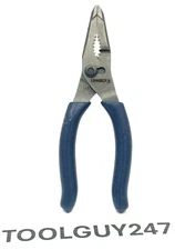 SNAP ON TOOLS PWR BLUE  5" Soft Grip Mini Long Nose Slip Joint Pliers LN44BCF MB