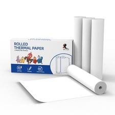 Thermal Printer Paper Rolls 8.5x11 US Letter Size 4 Rolls Thermal Paper 5x11