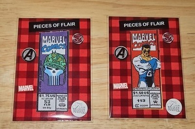 2019 Upper Deck Marvel Flair Pieces of Flair Manufactured Patch Card Lot