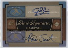 2012 SP Signature Edition Dual Signatures Jed Lowrie Ross Seaton #HOU12 Auto nd3