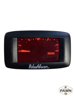 WASHBURN Clip-On Tuner Guitar Bass Ukulele Chromatic US NO BATTERY I (FVS036437)