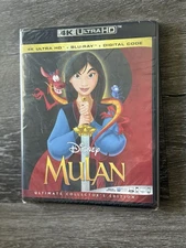 Mulan (4K, Ultra HD, 1998) Brand New Sealed W/Slipcover