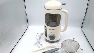 GreenPan Nut Milk Maker 15-in-1 Homemade Soy Almond Oat Coconut