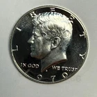 1970-S gem PROOF Kennedy 40% silver half dollar. Exact coin shown. #1