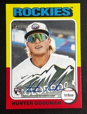 2024 Topps Heritage High Number - Real One Autographs Hunter Goodman #ROA-HG RC