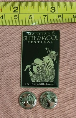 Maryland Sheep & Wool Festival 35th Annual Lapel Pin Thirty Fifth