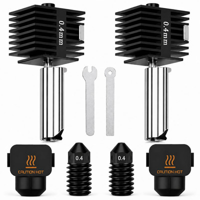 2PCS 0.4Mm Hotend Kit for Bambu Lab A2L/A1/A1 Mini, 3D Printer Parts Replacement