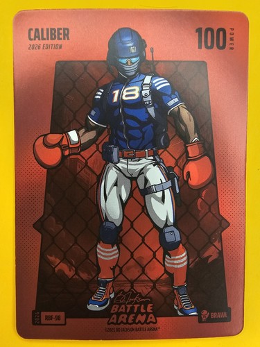 2026 Bo Jackson Battle Arena Red BattleFoil Caliber Brawl #RBF-98