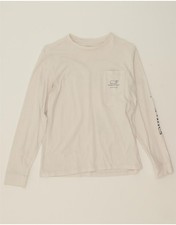 VINEYARD VINES Boys Graphic Top Long Sleeve 13-14 Years Large  White RU03
