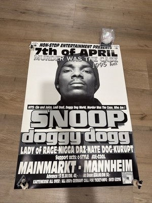 197 1995 Snoop Dogg Murder Was The Case Record Store Tour Promo