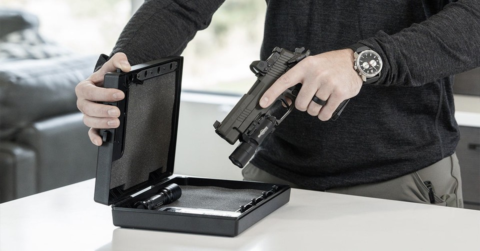 StopBox Pro Handgun Retention Device Instant Access Lock Box New Unused ...