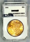 1884-P Better Gem BU ++++  Outstanding Toned  Morgan Dollar Looks PL +