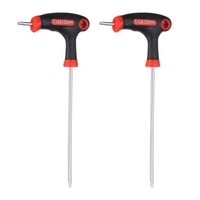 2 StüCk T-Griff Torx SchlüSsel Schraubendreher T10 CR-V Rot Schwarz