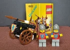 LEGO Vintage (1986) Castle- Lion Knights Set #6012 Siege Cart Complete w/ Instr