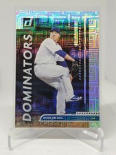 2020 Donruss Diamond Dominators Hyun-Jin Ryu D-6 Dodgers Toronto Blue Jays B1B
