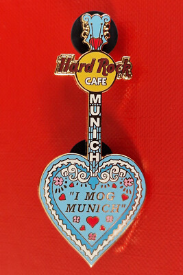 HRC Hard Rock Cafe Munich München Heart Guitar I Mog Munich NEW