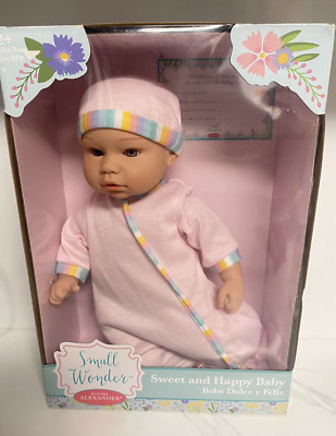 Doll Small Wonder Madame Alexander Sweet and Happy Baby 14''H Bebe Dulce Y Feliz