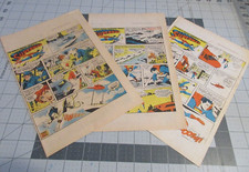 Lot of 3 Superman Clipped Comic Strips 1981
