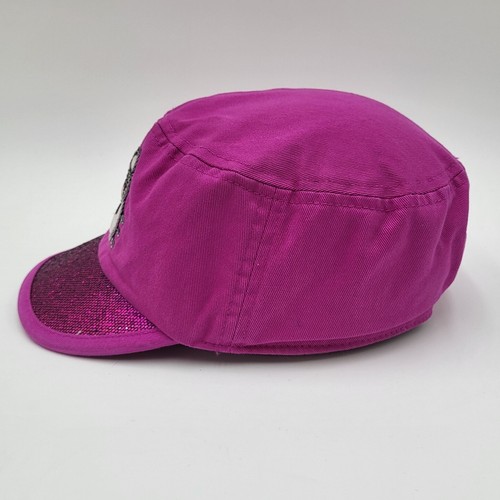 Hello Kitty Hat Cap Stretch Fit Purple Sequin Youth - Picture 5 of 11