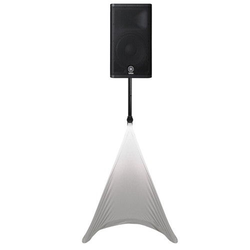 Gorilla White Tripod DJ PA Speaker Stand Lighting Scrim Screens Pair For Wedding - Picture 4 of 9
