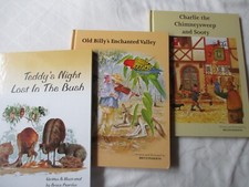 Bruce Peardon (Mouth painter) Books BUNDLE x 3 - Old Billy, Teddy & Charlie Bks