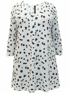 black swing tunic top