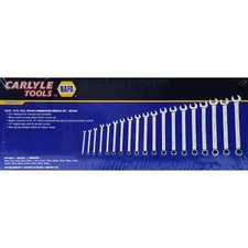 12 Point Long Non-Slip Combination Key Set 19 Pieces - Carlyle Hand Tools
