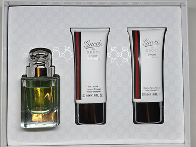 あずもな専用Gucci Sport Pour Homme 香水2個 Gucci Pour Homme SPORT Eau de Toilette Spray 1.7 oz 50ml 3pcs Gift