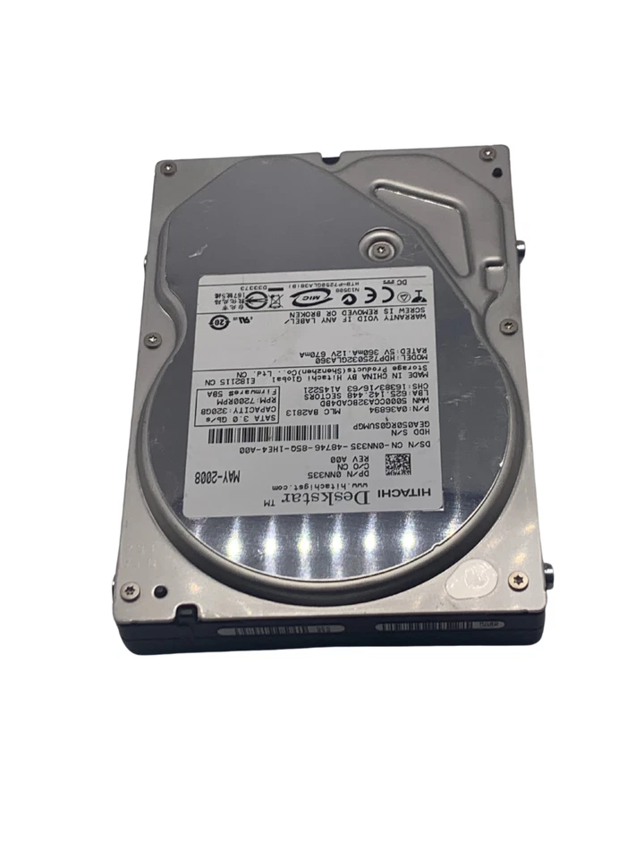 Dell NN335 320GB SATA 7200RPM 3.5" Hard Drive 0A36894 w60 - Image 2 of 2