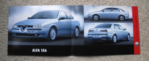 Original 2-page 1990's Alfa Romeo ALFA 156 Sales Brochure (in ITALIAN) - Bild 2 von 2