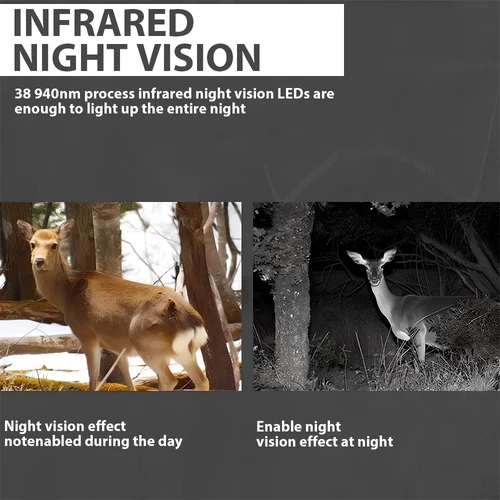1080P Game Camera with Night Vision for Outdoor Wildlife Monitoring - 32GB UK - Picture 7 of 10