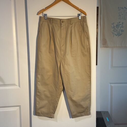 Comme des Garcon Homme HIGH WAISTED PLEATED WIDE LEG TROUSERS SIZE M 32