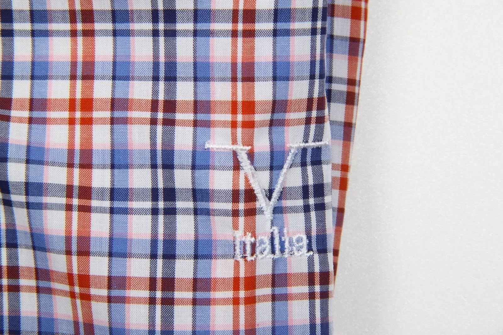 Camicia uomo Versace 1969 abito quadri taglia 17 5" 44 Made in Italy regalo per lui