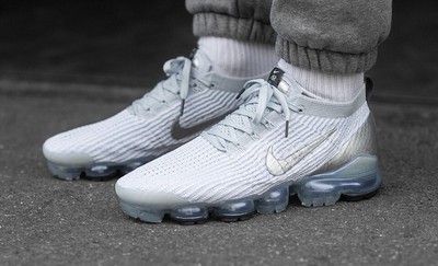 nike air vapormax flyknit 3 white reflect silver