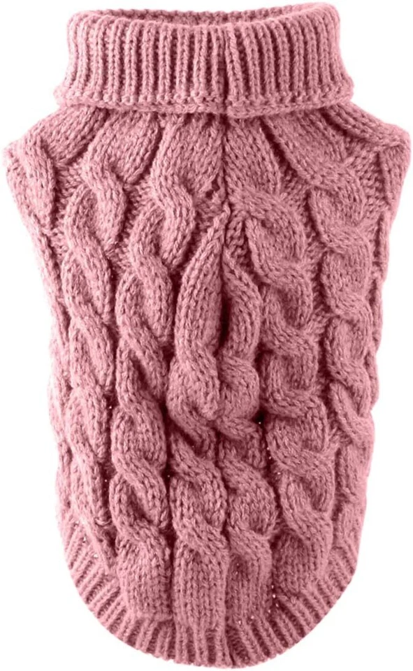 Invierno Tejido Cachorro Perro Jersey Suéter Ropa para Mascotas Para Perros Pequeños Gato Abrigo S-XL Foto 2 de 4