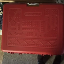 Vintage Meccano Erector Set With Directions.  Not Sure If Parts Are All There.