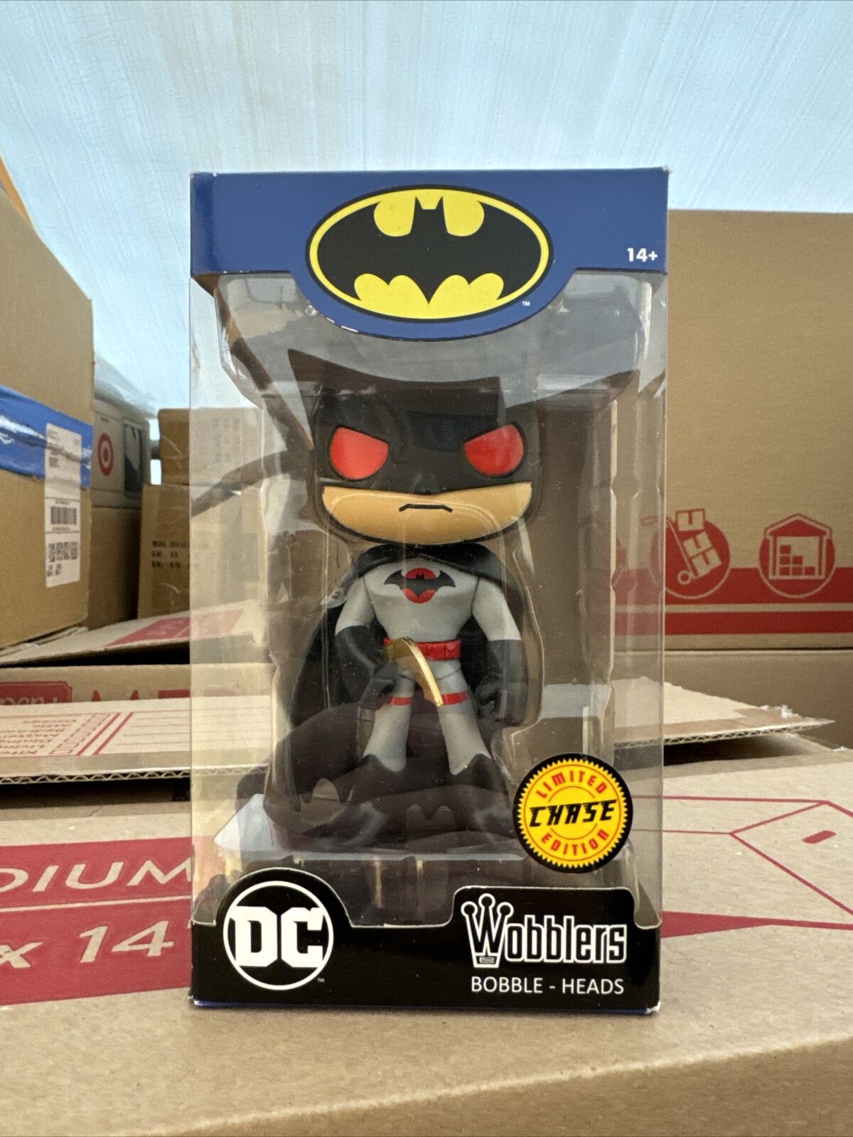 Funko DC Batman Wobbler Bobble Head Figure Chase Limited Edition Collectible