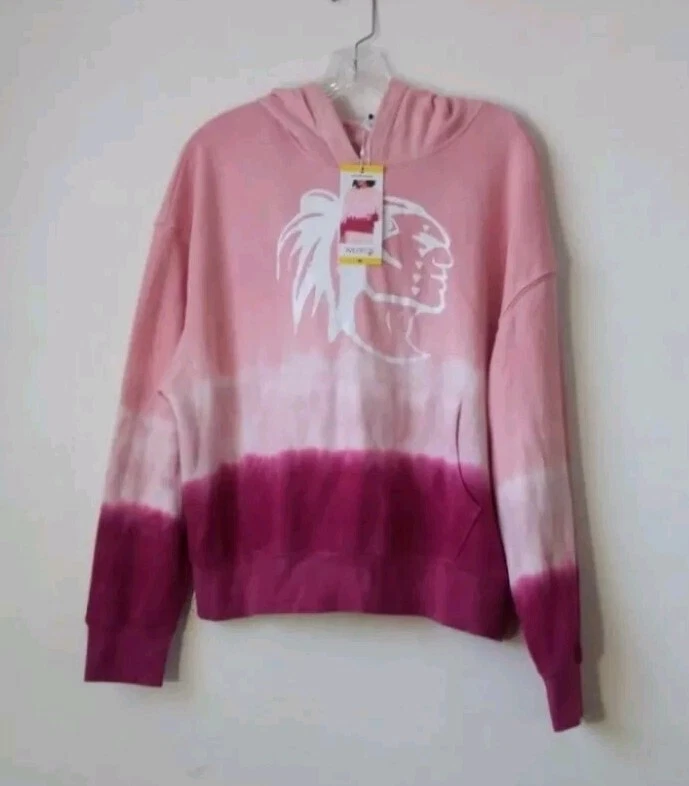 Wildfox Tie Dye Hood Jacket Pullover Sweatshirt women's Medium Regular