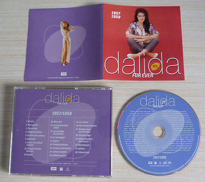CD ALBUM DALIDA FOR EVER NR. 2 1957 1958 26 TITEL 2006