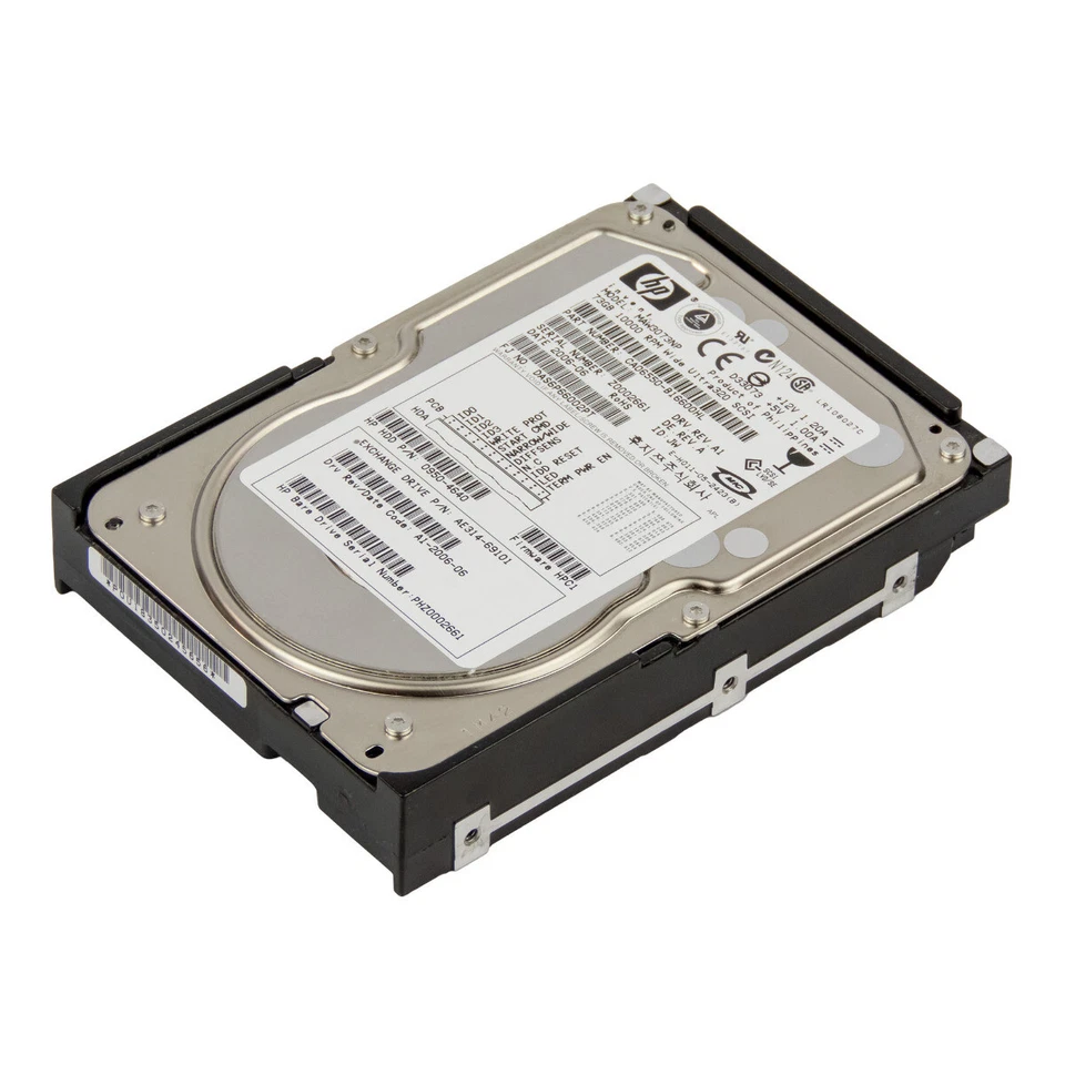 FESTPLATTE HP AE314-69101 0950-4640 MAW3073NP 73GB 10K 8MB SCSI 68-pin 3.5" Zoll - Bild 2 von 3