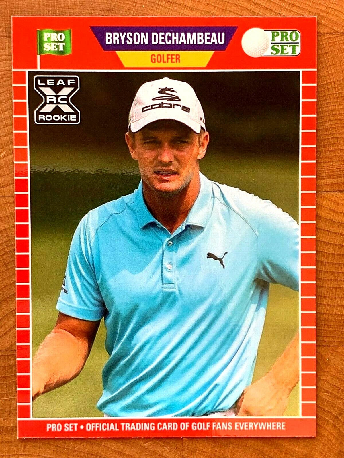 BRYSON DECHAMBEAU "ONE" 2021 Leaf Rookie Pro Set PS9 Golf Card RC PGA
