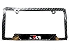 Carbon Fiber License Plate Frame For GR86  GR 86 BRZ FRS TRD stainless steel