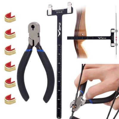 Kit Réglage Arc Compound - Outil Point D'encoche + équerre T Pour Archer
