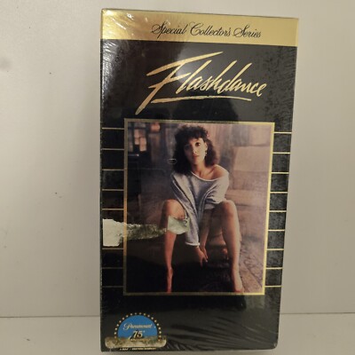 RARE VHS Flashdance 1983 Brand New SEALED COLLECTOR SERIES Paramount Water Marks