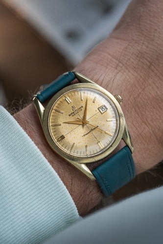 1960s Breitling Transocean Gold Plated Stainless Steel B126 - Picture 5 of 8