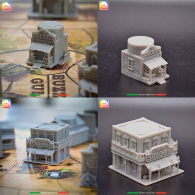 Western Legends 3D Gebäude Gelände und Miniaturen für Brettspiele Tabletop