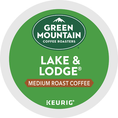 Green Mountain Coffee Lake and Lodge, Keurig K-Cup Pod, Medium Roast, 24 Count