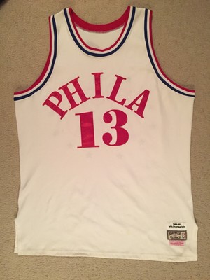 wilt chamberlain jersey mitchell and ness